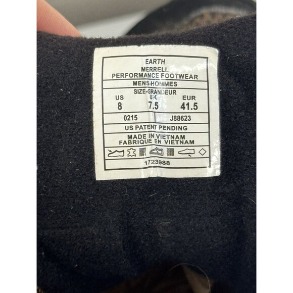 Merrell Mens Brown Earth Performance Waterproof Hiking Shoes 8 Gorp Boots Trails - Picture 11 of 16